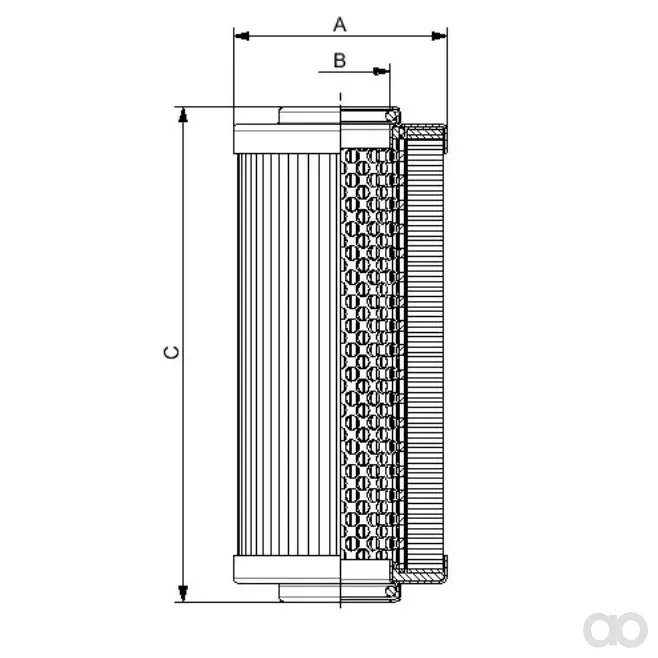 Fil Filter - FO-0453 - Hydraulikfilterelement