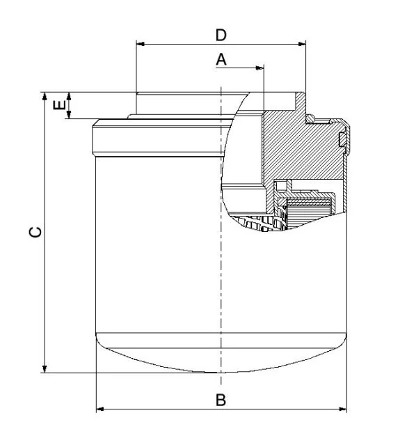 Fil Filter - FO-0460 - Hydraulikfilter SpinOn