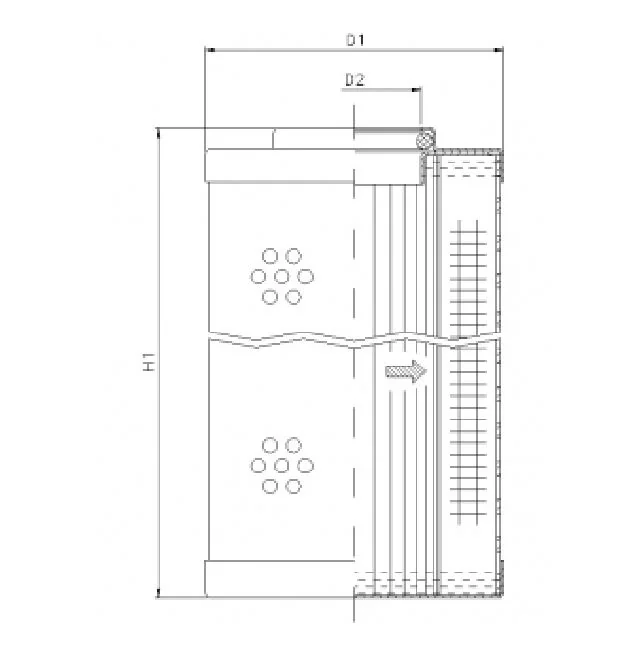 Fil Filter - H311G15B - Hydraulikfilterelement