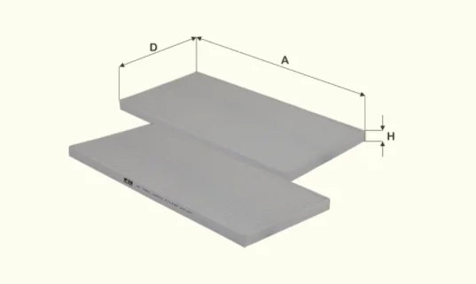 Fil Filter - HC7001 - Innenraumfilterelement