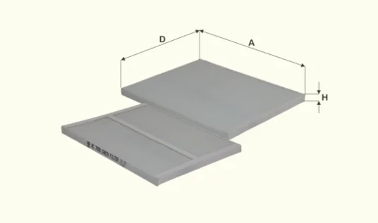Fil Filter - HC7006 - Innenraumfilterelement