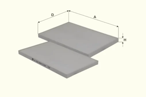Fil Filter - HC7012 - Innenraumfilterelement
