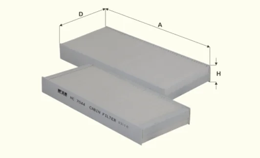 Fil Filter - HC7044 - Innenraumfilterelement