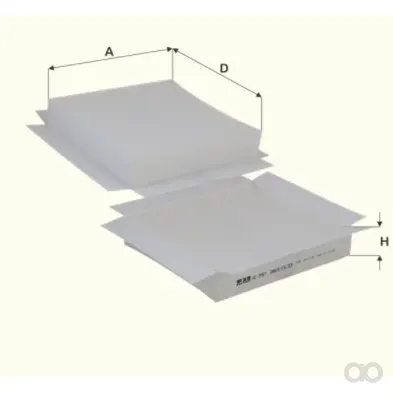 Fil Filter - HC7057 - Innenraumfilterelement