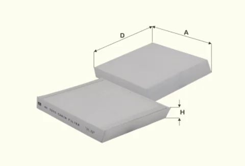 Fil Filter - HC7070 - Innenraumfilterelement