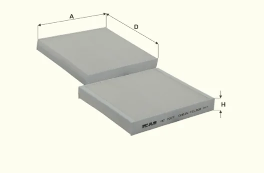 Fil Filter - HC7077 - Innenraumfilterelement