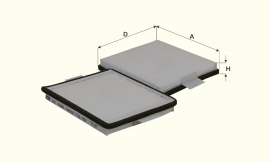 Fil Filter - HC7096 - Innenraumfilterelement