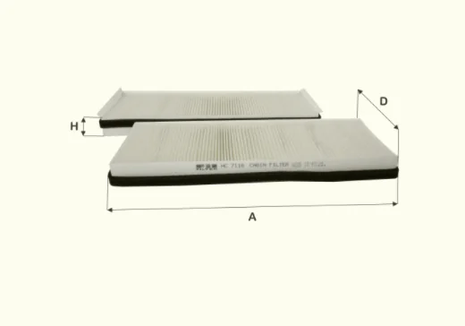 Fil Filter - HC7116 - Innenraumfilterelement