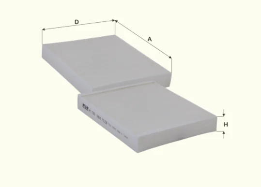 Fil Filter - HC7160 - Innenraumfilterelement