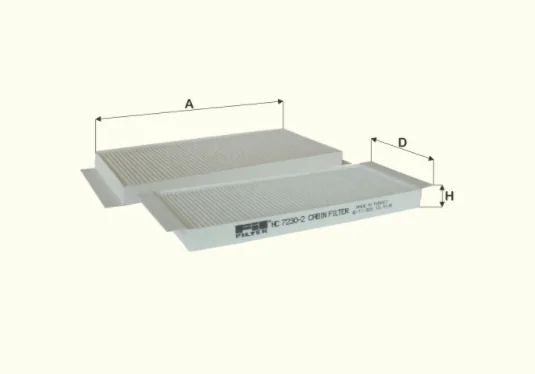 Fil Filter - HC7230-2 - Innenraumfilterelement