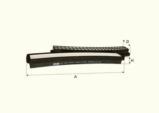 Fil Filter - HC7242 - Innenraumfilterelement