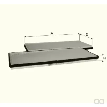 Fil Filter - HC7292 - Innenraumfilterelement