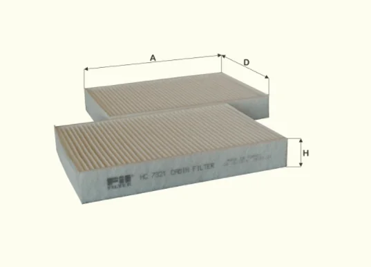 Fil Filter - HC7321 - Innenraumfilterelement