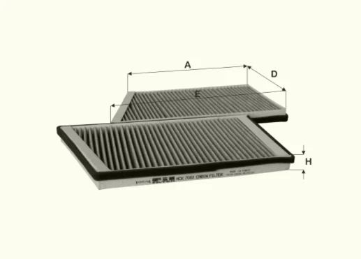 Fil Filter - HCK7051 - Innenraumfilterelement