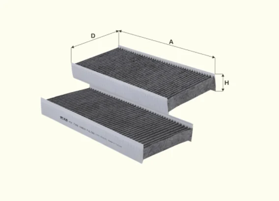 Fil Filter - HCK7166 - Innenraumfilterelement
