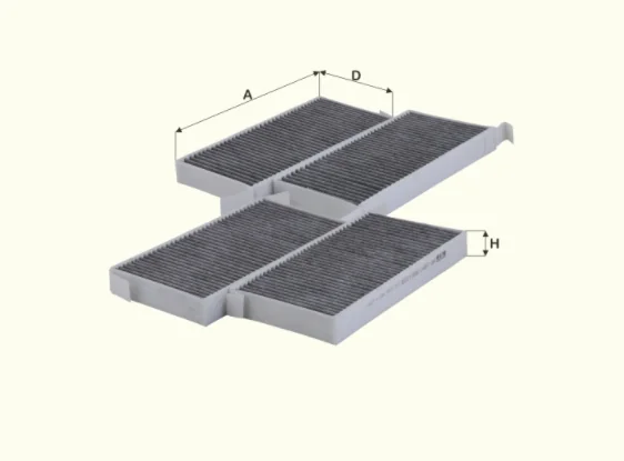 Fil Filter - HCK7168-2 - Innenraumfilterelement