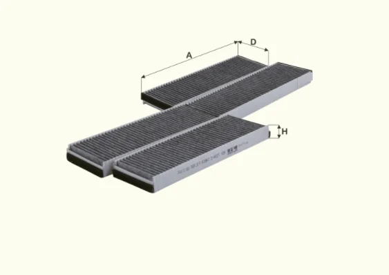 Fil Filter - HCK7204-2 - Innenraumfilterelement