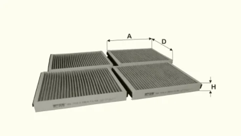 Fil Filter - HCK7215-2 - Innenraumfilterelement