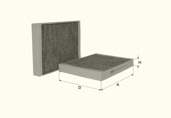 Fil Filter - HCK7231 - Innenraumfilterelement