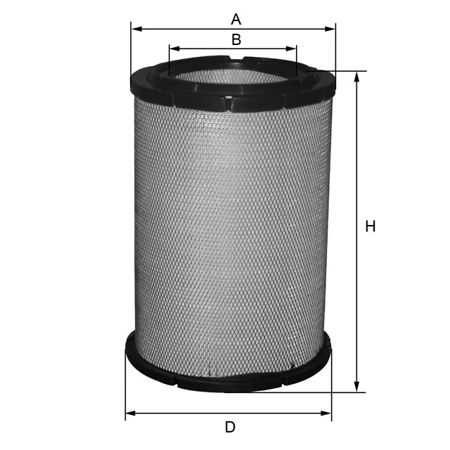 Fil Filter - HP2628 - Luftfilterelement