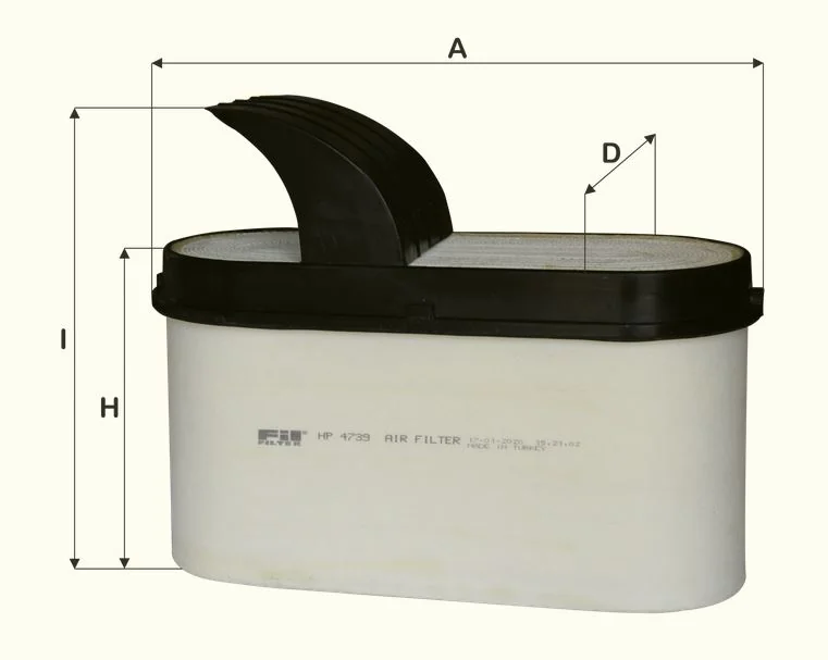 Fil Filter - HP4739 - Luftfilterelement