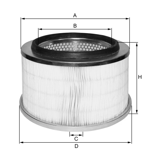 Fil Filter - HP600 - Luftfilterelement