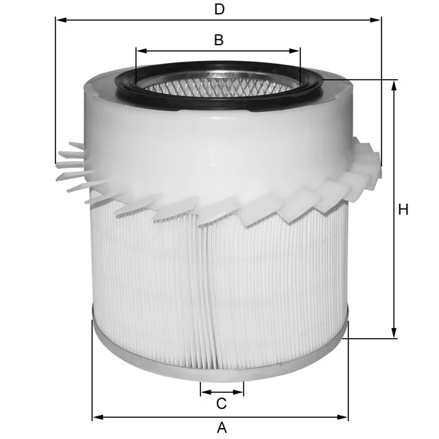 Fil Filter - HP712K - Luftfilterelement