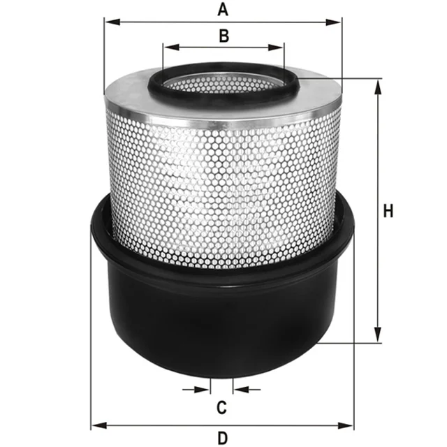 Fil Filter - HP977 - Luftfilterelement (Sekundärelement)