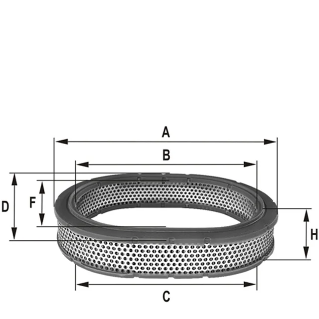 Fil Filter - HPU415 - Luftfilterelement