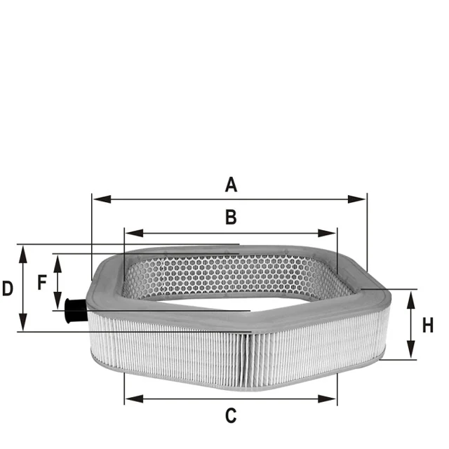 Fil Filter - HPU4336 - Luftfilterelement