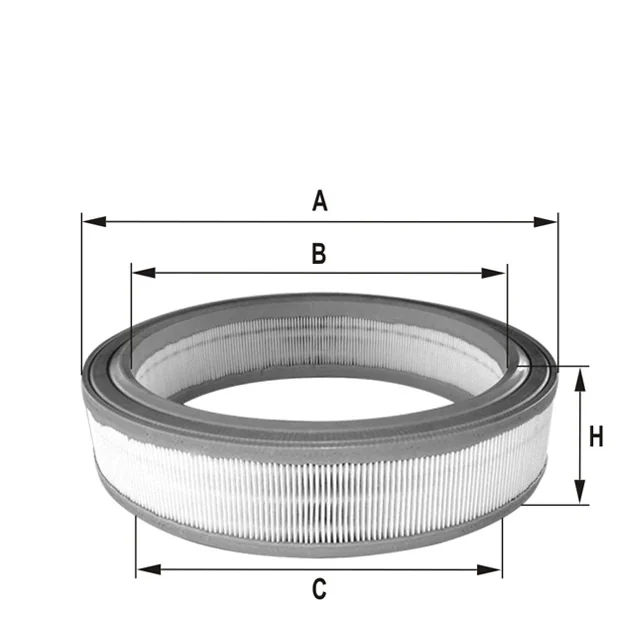 Fil Filter - HPU4367 - Luftfilterelement