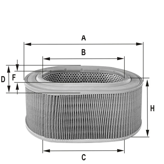 Fil Filter - HPU4404 - Luftfilterelement