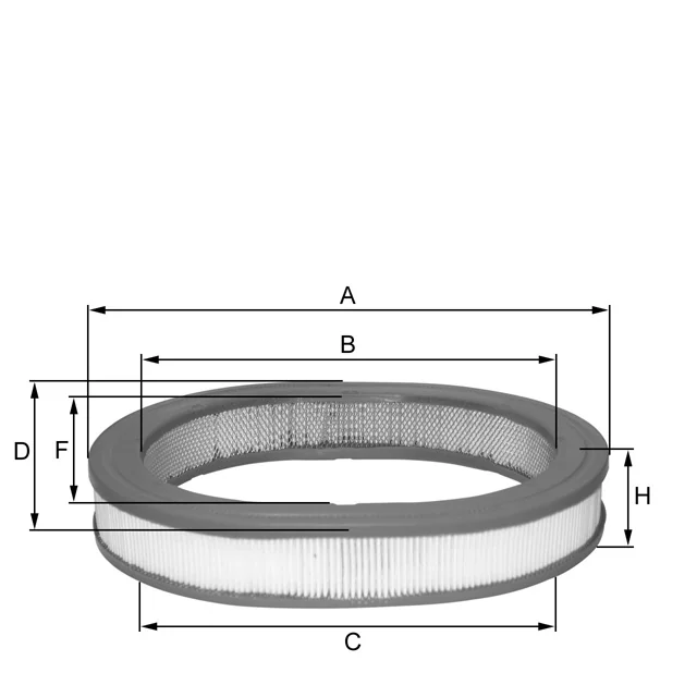 Fil Filter - HPU4412 - Luftfilterelement