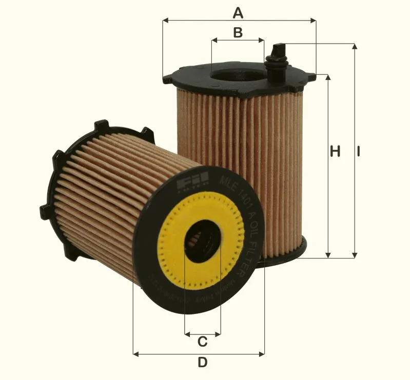 Fil Filter - MLE1401A - Ölfilterelement