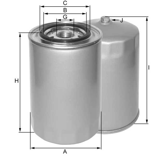 Fil Filter - ZP27E1 - Ölfilter SpinOn