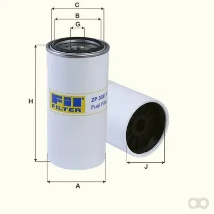 Fil Filter - ZP3081F - Kraftstoffwechselfilter