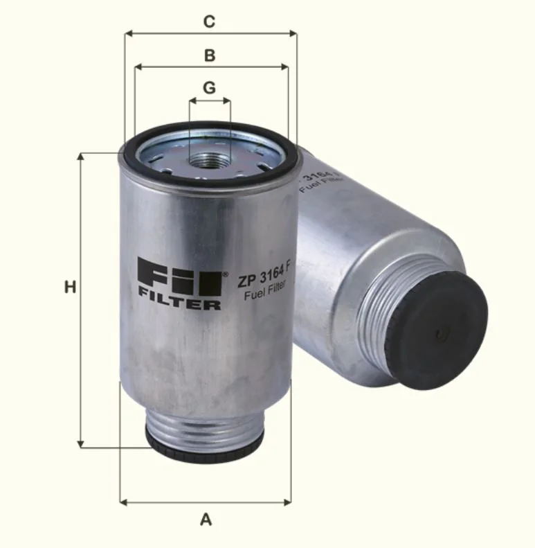 Fil Filter - ZP3164F - Kraftstofffilter SpinOn