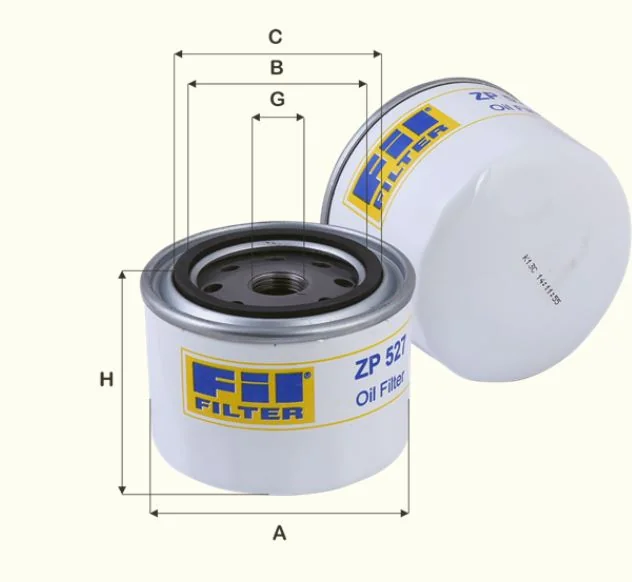 Fil Filter - ZP527 - Ölfilter SpinOn