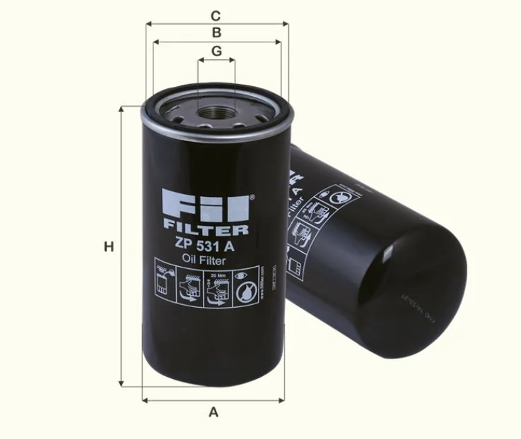 Fil Filter - ZP531A - Ölfilter SpinOn