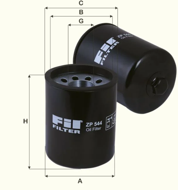 Fil Filter - ZP544 - Ölfilter SpinOn