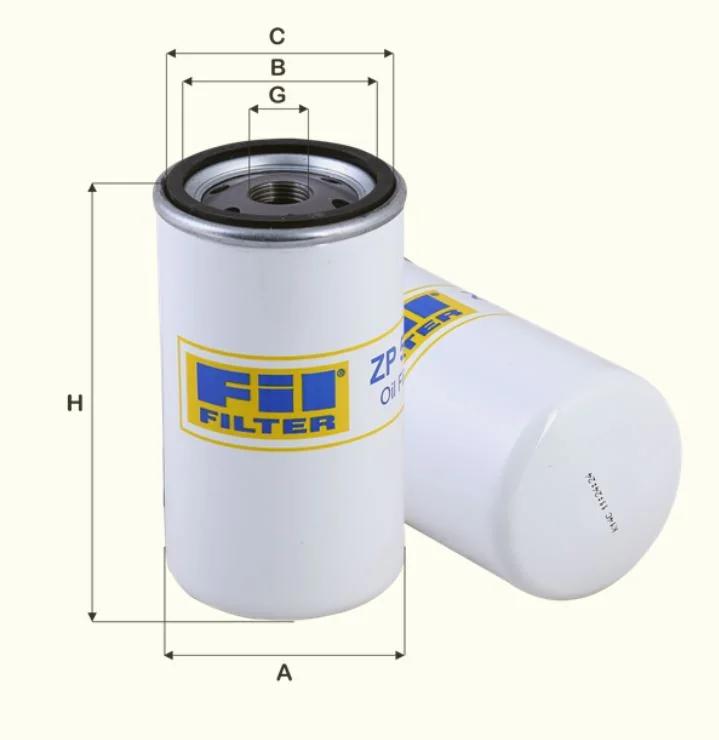 Fil Filter - ZP550 - Ölfilter SpinOn