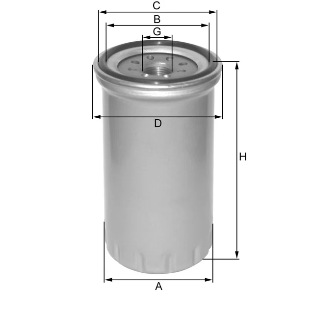 Fil Filter - ZP587 - Ölfilter SpinOn