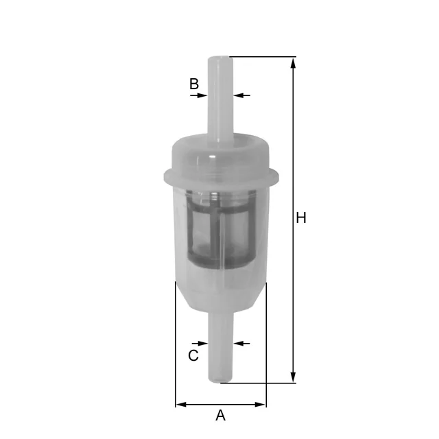 Fil Filter - ZP8016FP - Kraftstoff-Leitungsfilter (Inline)