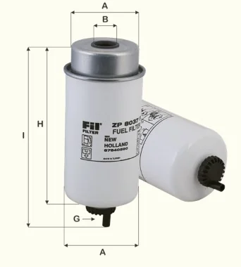 Fil Filter - ZP8037FMB - Kraftstofffilter SpinOn