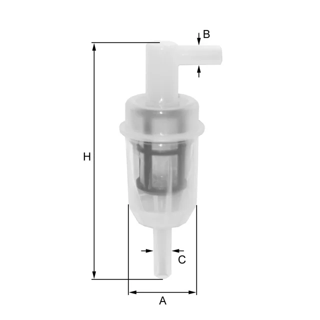 Fil Filter - ZP8040FP - Kraftstoff-Leitungsfilter (Inline)