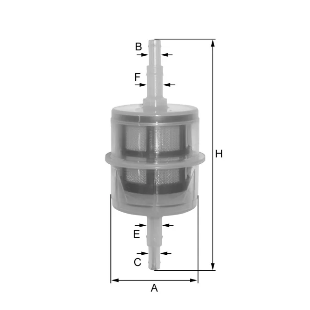 Fil Filter - ZP8048AFP - Kraftstoff-Leitungsfilter Inline