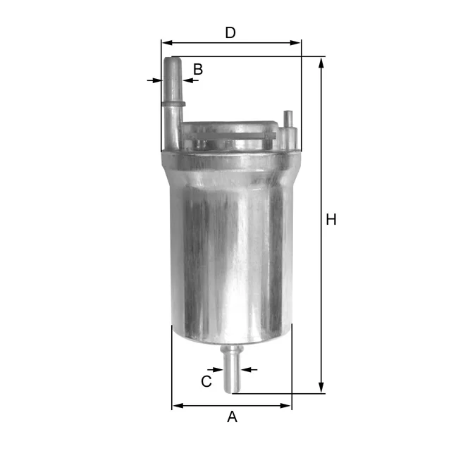 Fil Filter - ZP8049FL - Kraftstoff-Leitungsfilter (Inline)
