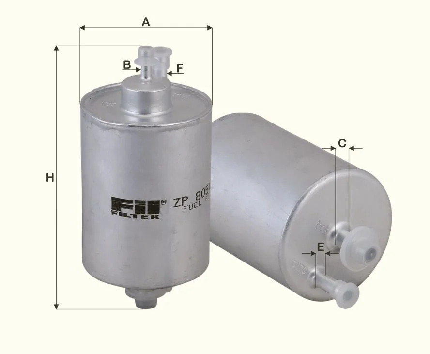 Fil Filter - ZP8054FL - Kraftstoff-Leitungsfilter Inline