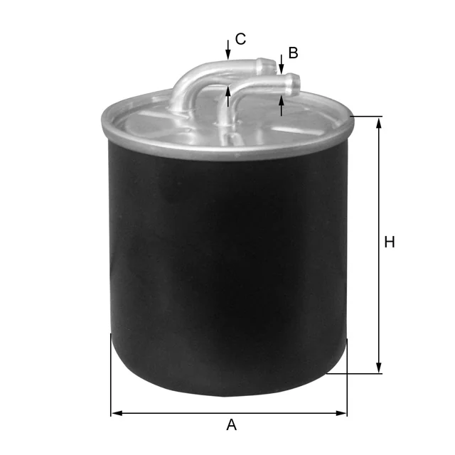 Fil Filter - ZP8082FMBM - Kraftstoff-Leitungsfilter (Inline)