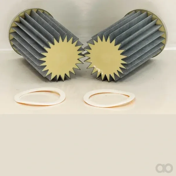 Filtration Group - 852 923 TI 07/1-0,15 V4A FOOD 2ER GEB. - Luftfilterelement in zylindrischer Ausf.
